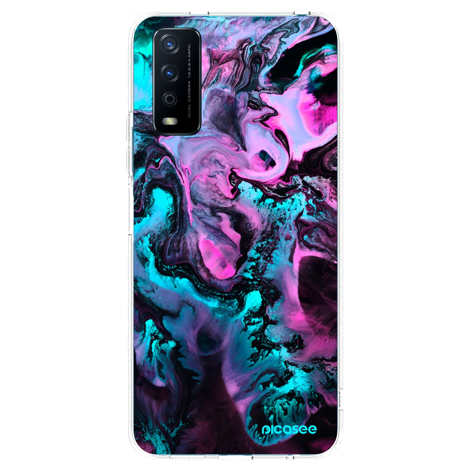 Picasee átlátszó szilikon tok az alábbi mobiltelefonokra Vivo Y11s - Lean