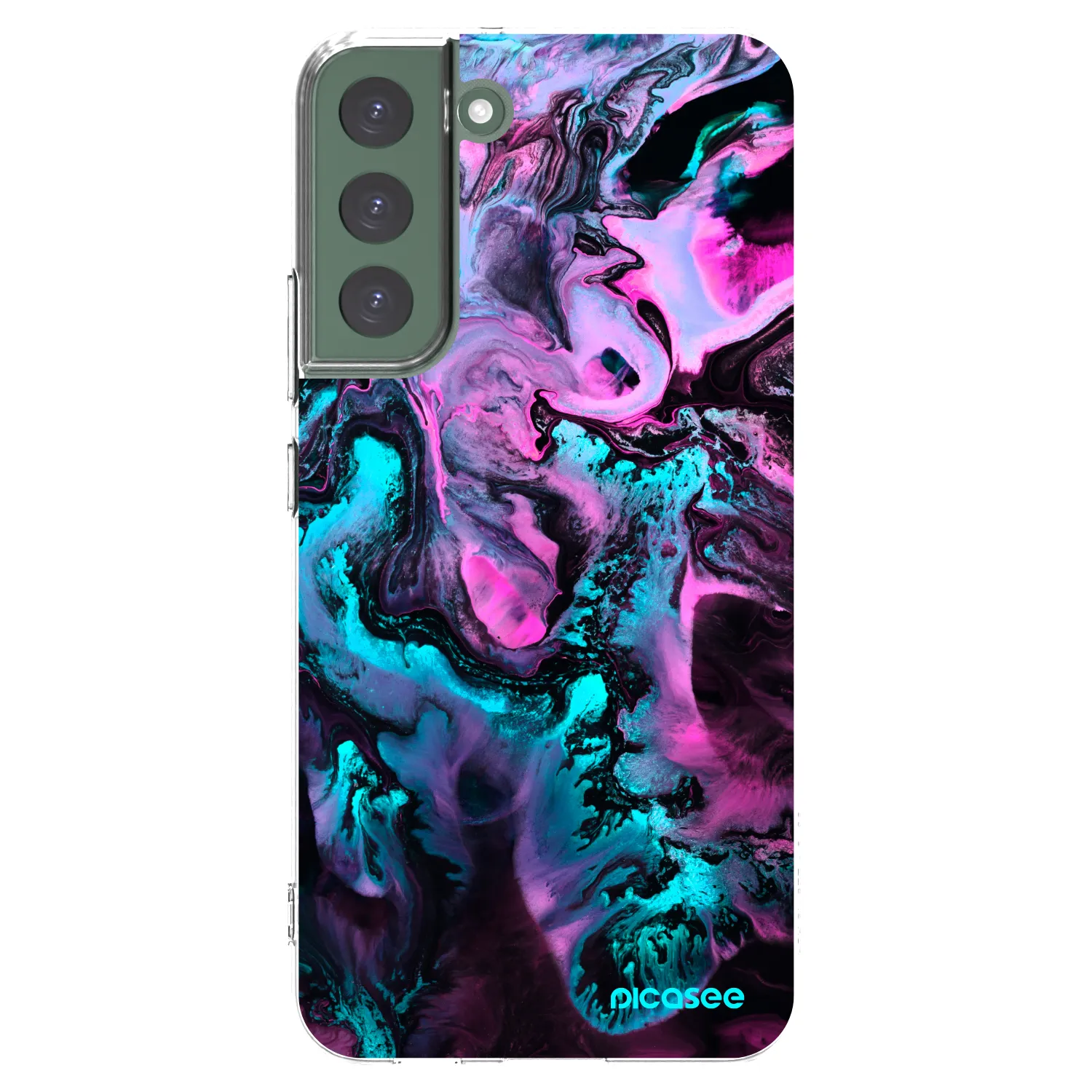 Picasee átlátszó szilikon tok az alábbi mobiltelefonokra Samsung Galaxy S22+ 5G - Lean