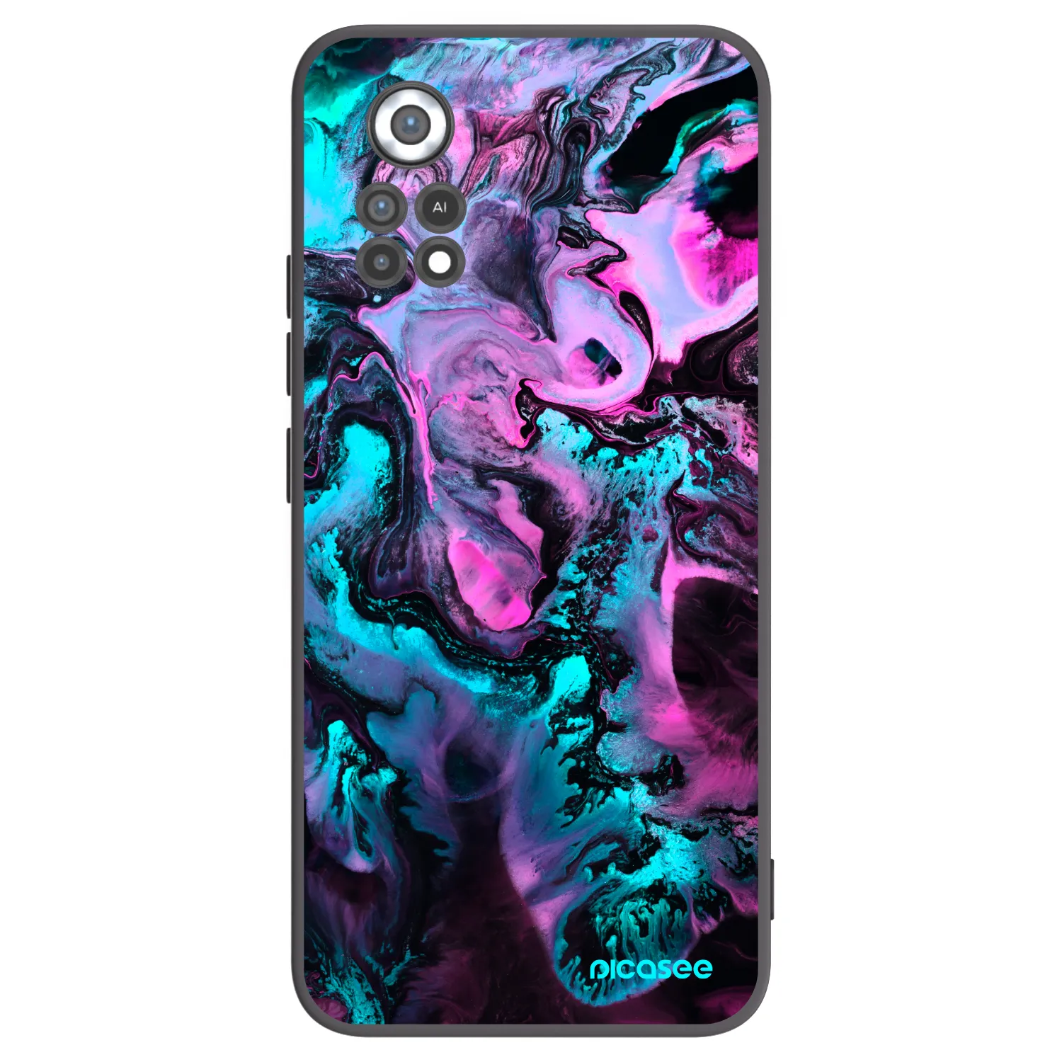 Picasee fekete szilikon tok az alábbi mobiltelefonokra Xiaomi Poco X4 Pro 5G - Lean