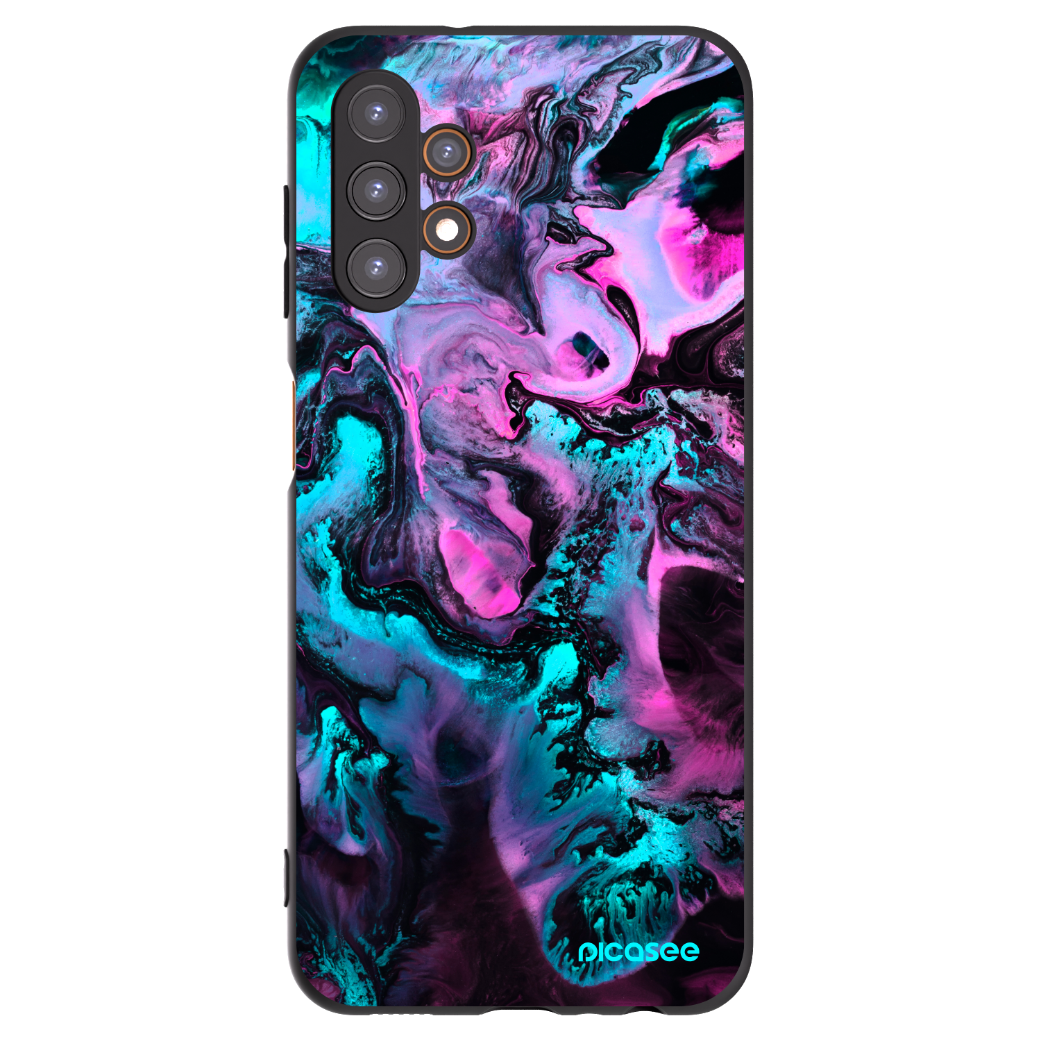 Picasee fekete szilikon tok az alábbi mobiltelefonokra Samsung Galaxy A13 4G A135 - Lean