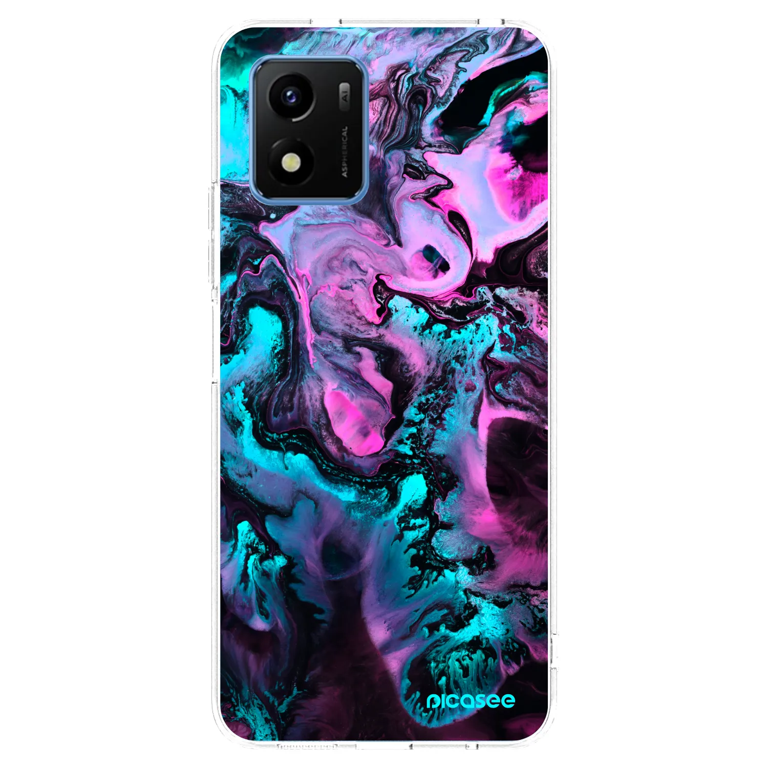 Picasee átlátszó szilikon tok az alábbi mobiltelefonokra Vivo Y01 - Lean
