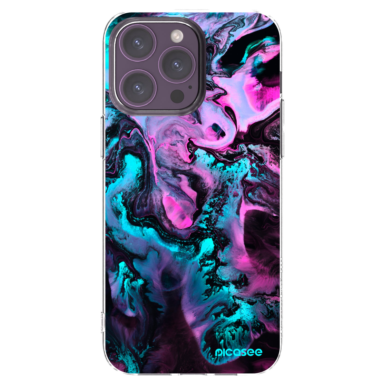 Picasee átlátszó szilikon tok az alábbi mobiltelefonokra Apple iPhone 14 Pro Max - Lean