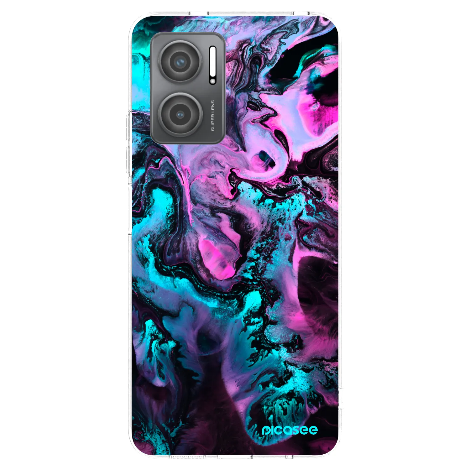 Picasee átlátszó szilikon tok az alábbi mobiltelefonokra Xiaomi Redmi 10 5G - Lean