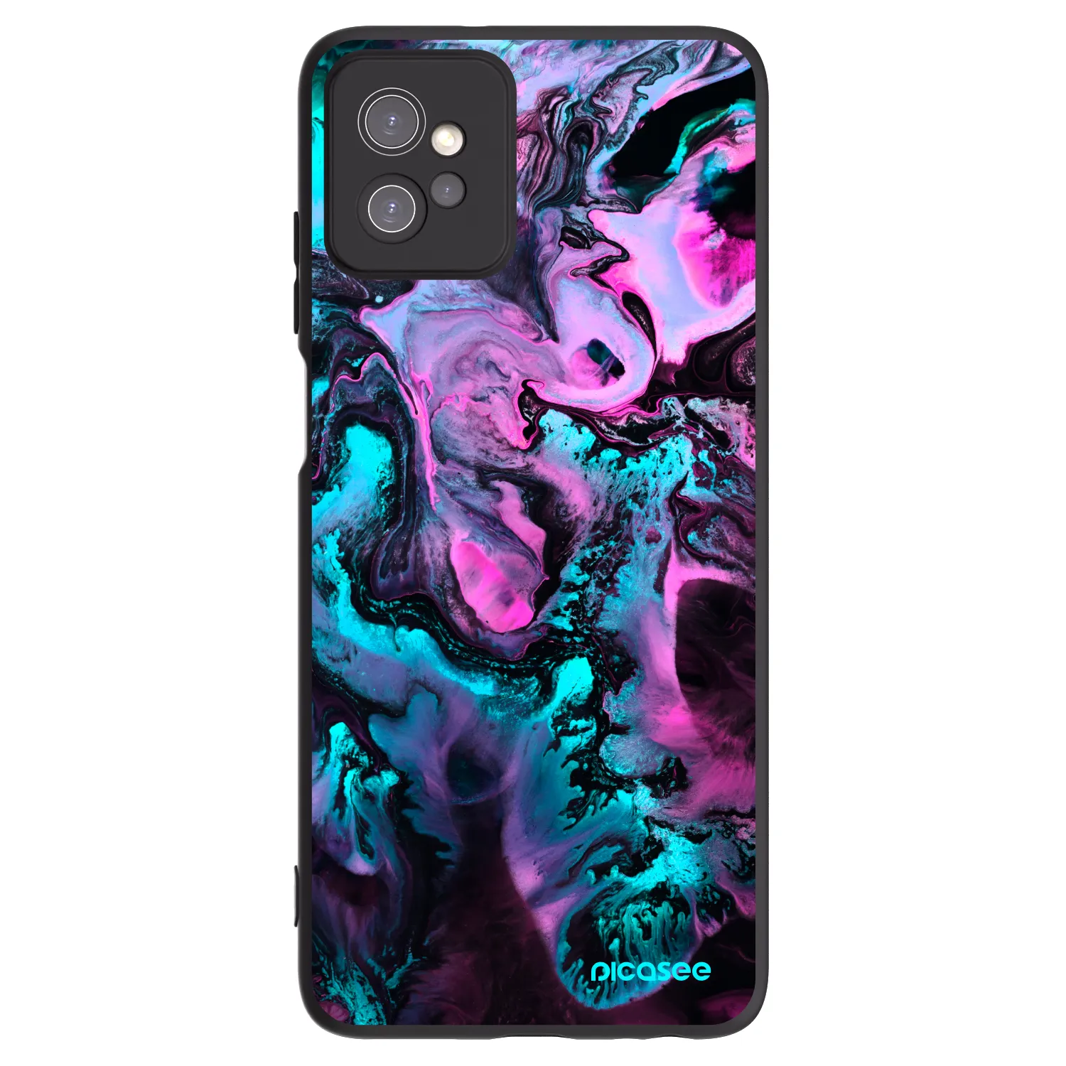 Picasee fekete szilikon tok az alábbi mobiltelefonokra Motorola Moto G32 - Lean