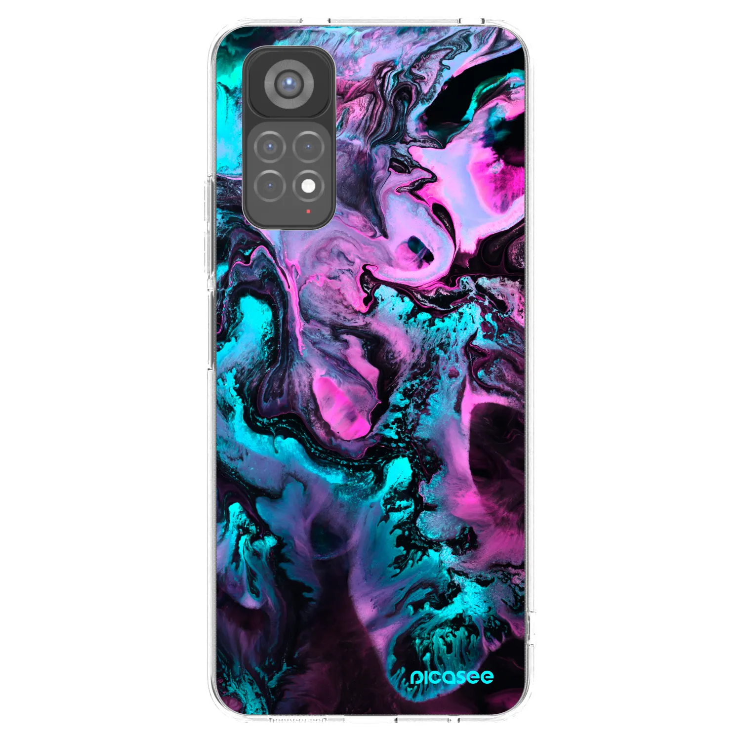 Picasee átlátszó szilikon tok az alábbi mobiltelefonokra Xiaomi Redmi Note 11S 5G - Lean