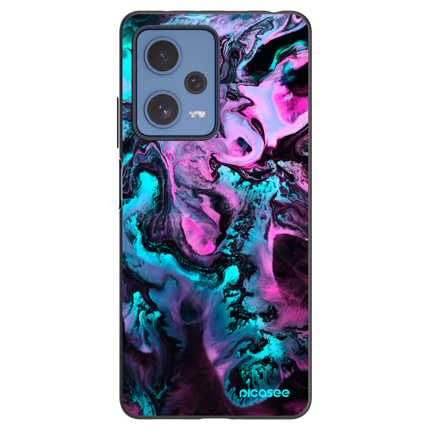 Picasee fekete szilikon tok az alábbi mobiltelefonokra Xiaomi Redmi Note 12 Pro 5G - Lean