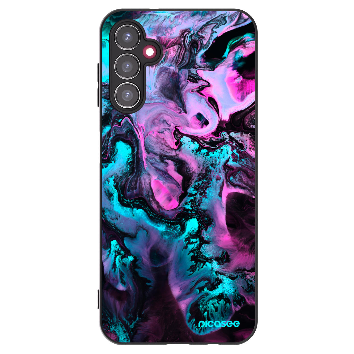 Picasee fekete szilikon tok az alábbi mobiltelefonokra Samsung Galaxy A14 4G A145R - Lean