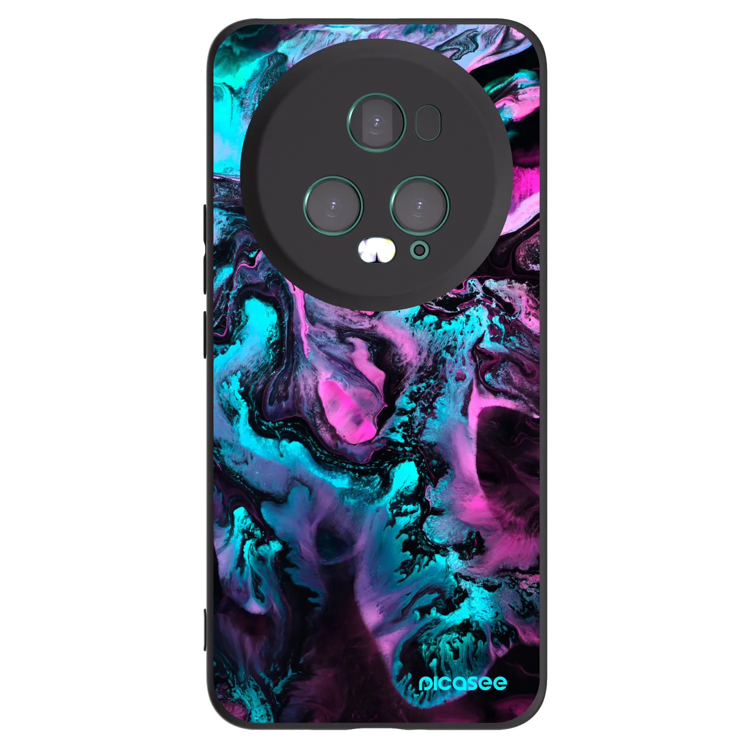 Picasee fekete szilikon tok az alábbi mobiltelefonokra Honor Magic5 Pro - Lean