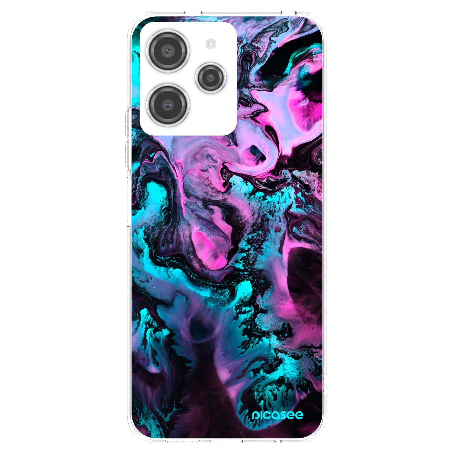 Picasee átlátszó szilikon tok az alábbi mobiltelefonokra Xiaomi Redmi 12 4G - Lean