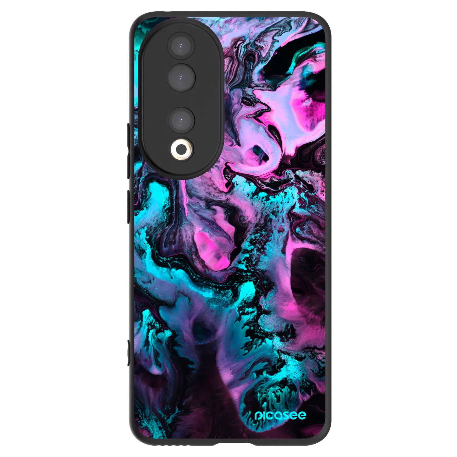 Picasee fekete szilikon tok az alábbi mobiltelefonokra Honor 90 5G - Lean