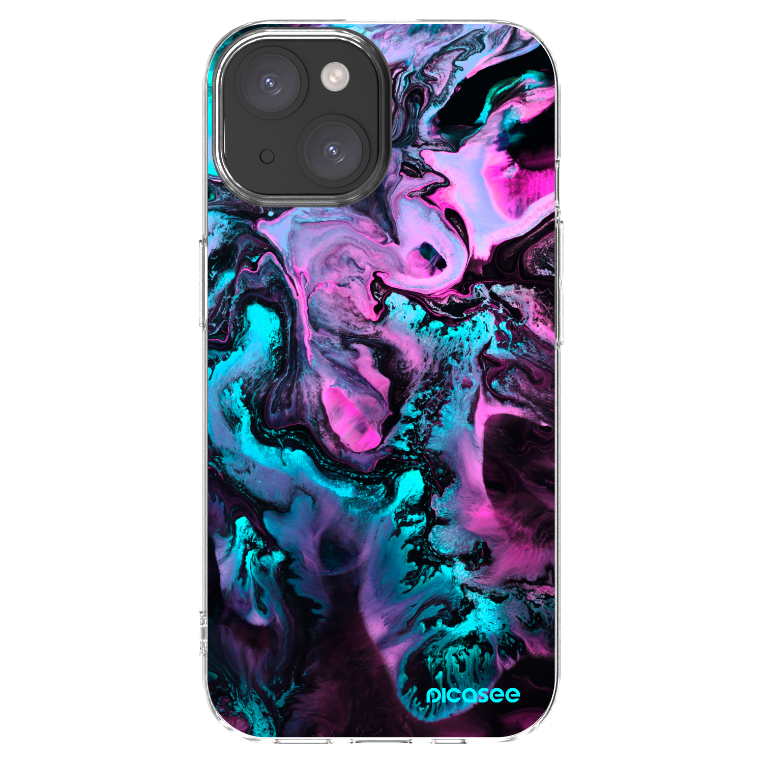 Picasee átlátszó szilikon tok az alábbi mobiltelefonokra Apple iPhone 15 - Lean