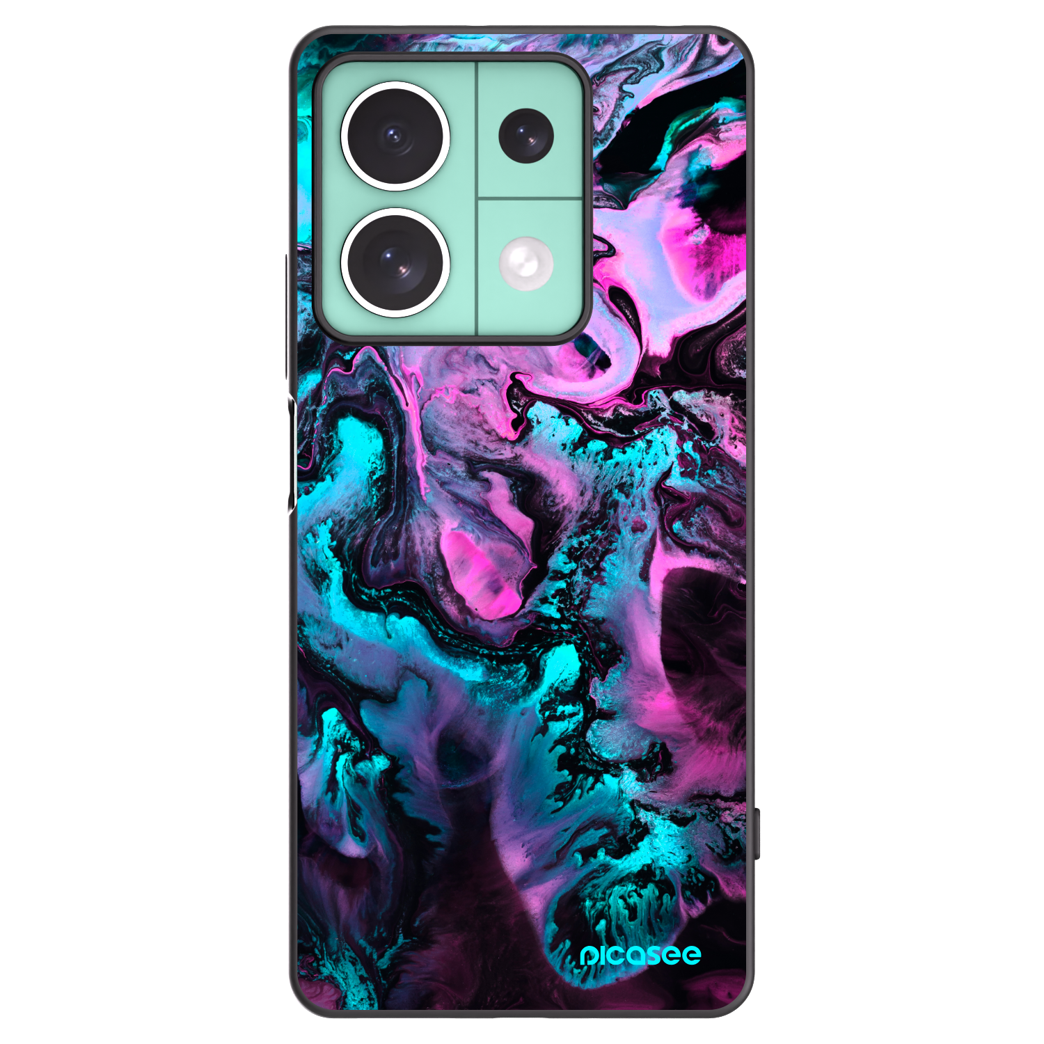 Picasee fekete szilikon tok az alábbi mobiltelefonokra Xiaomi Redmi Note 13 5G - Lean