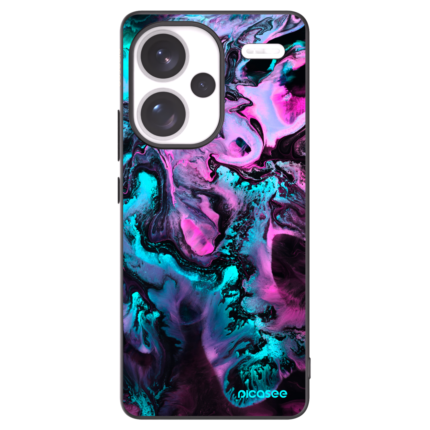 Picasee fekete szilikon tok az alábbi mobiltelefonokra Xiaomi Redmi Note 13 Pro+ 5G - Lean