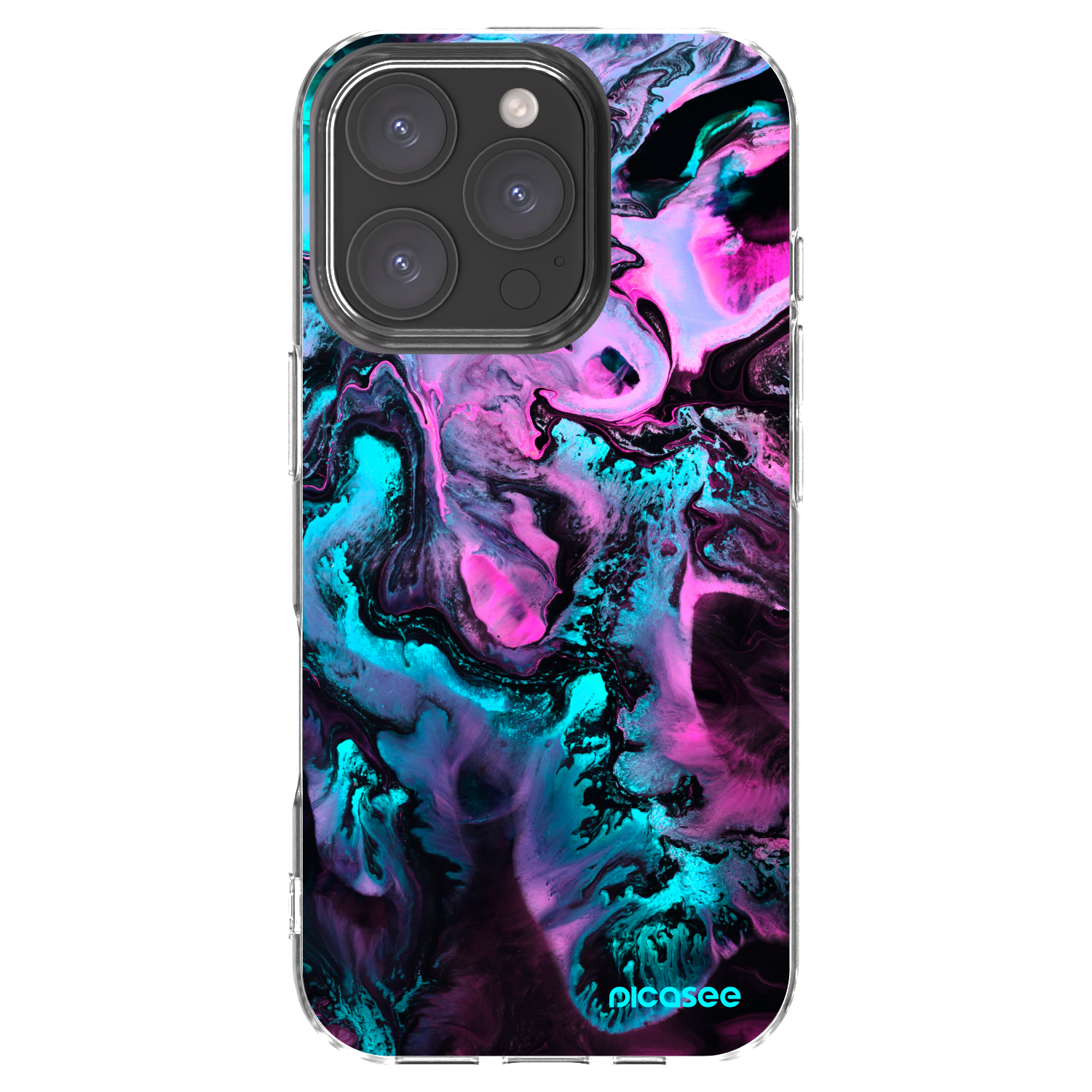 Picasee átlátszó szilikon tok az alábbi mobiltelefonokra Apple iPhone 16 Pro - Lean