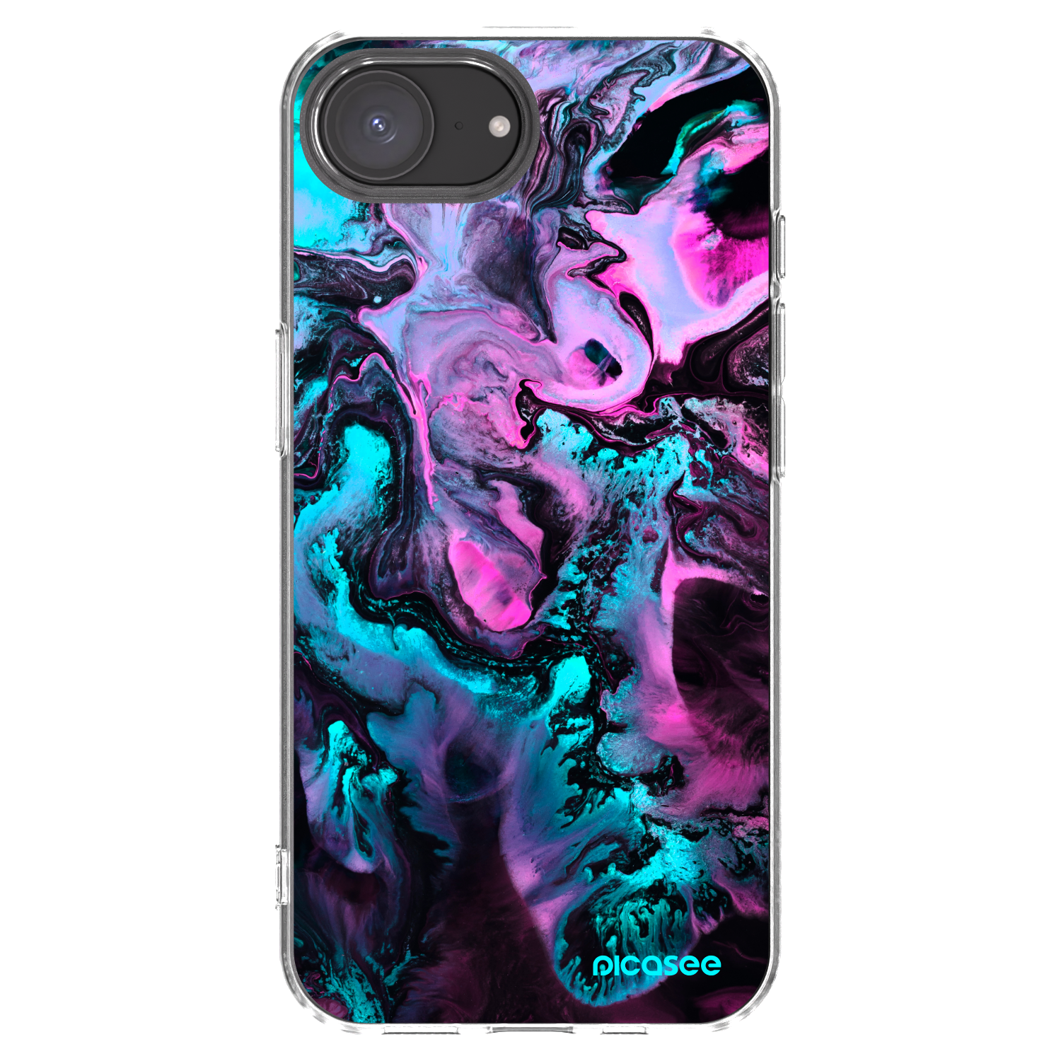 Picasee átlátszó szilikon tok az alábbi mobiltelefonokra Apple iPhone 16e - Lean