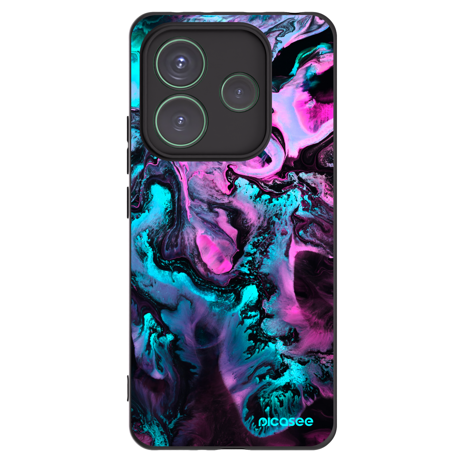 Picasee fekete szilikon tok az alábbi mobiltelefonokra Xiaomi Redmi Note 14 5G - Lean