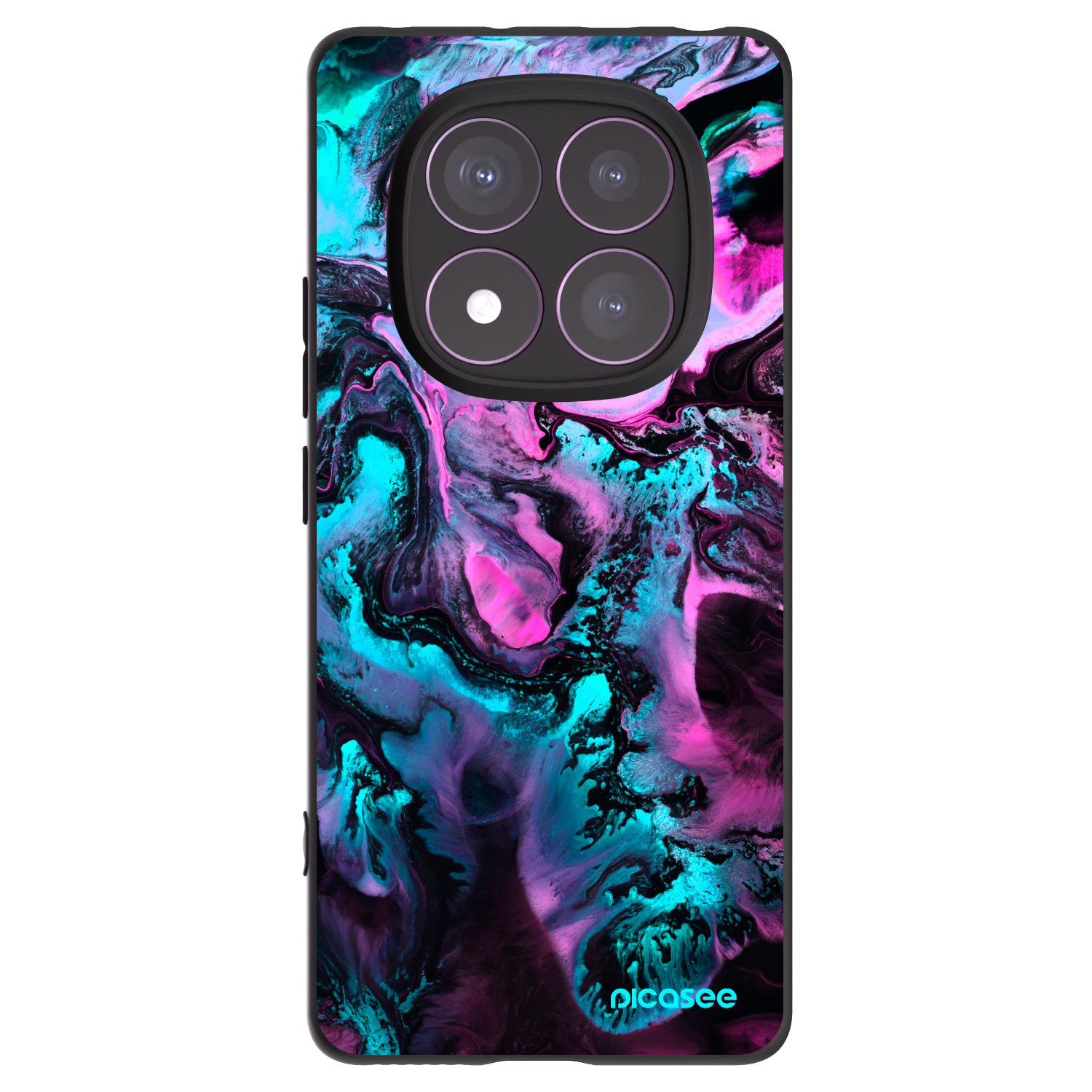 Picasee fekete szilikon tok az alábbi mobiltelefonokra Xiaomi Redmi Note 14 Pro 4G - Lean