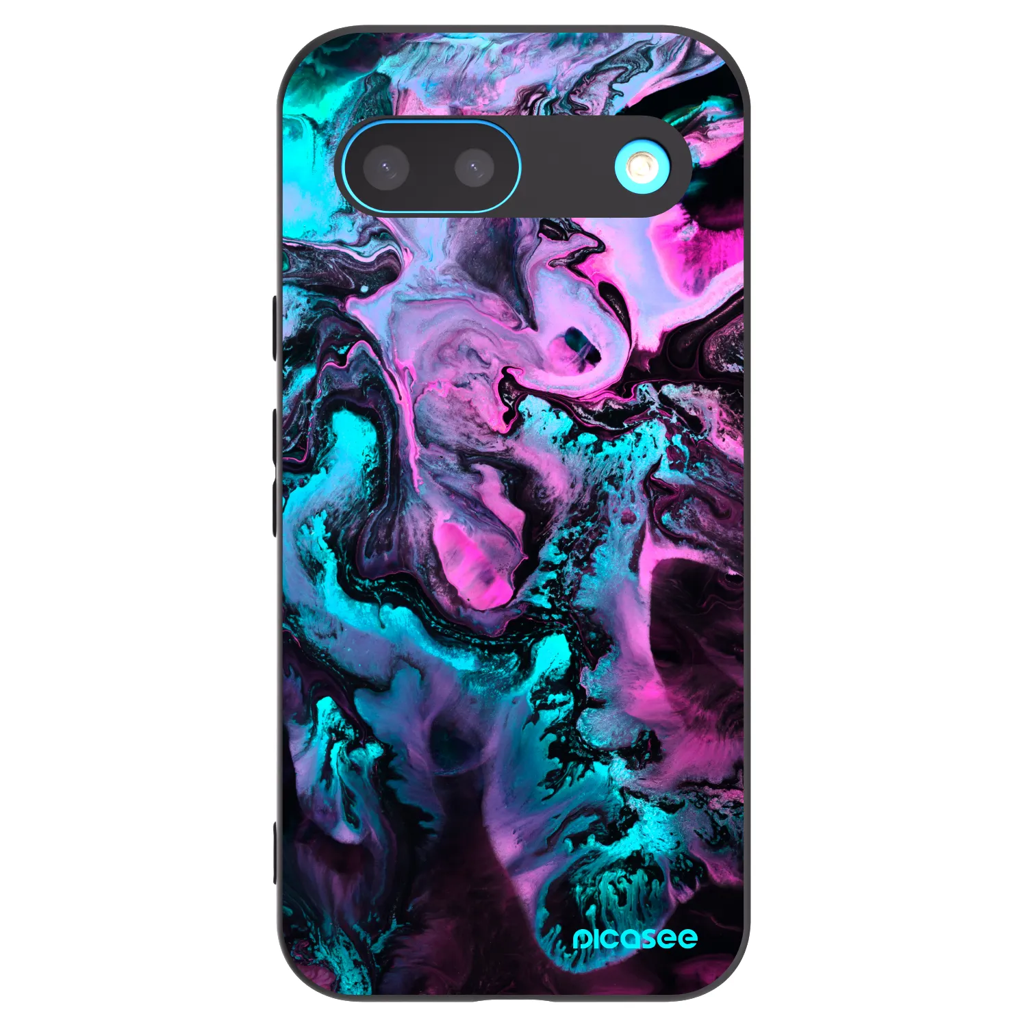 Picasee fekete szilikon tok az alábbi mobiltelefonokra Google Pixel 8 - Lean