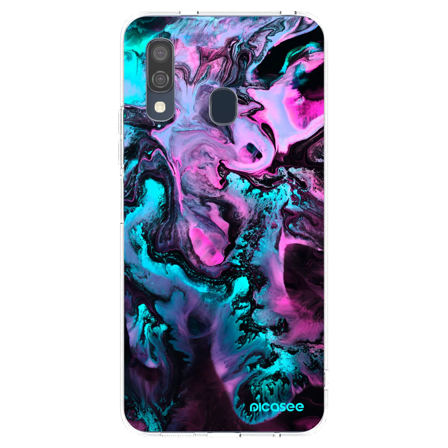 Picasee átlátszó szilikon tok az alábbi mobiltelefonokra Samsung Galaxy A40 A405F - Lean