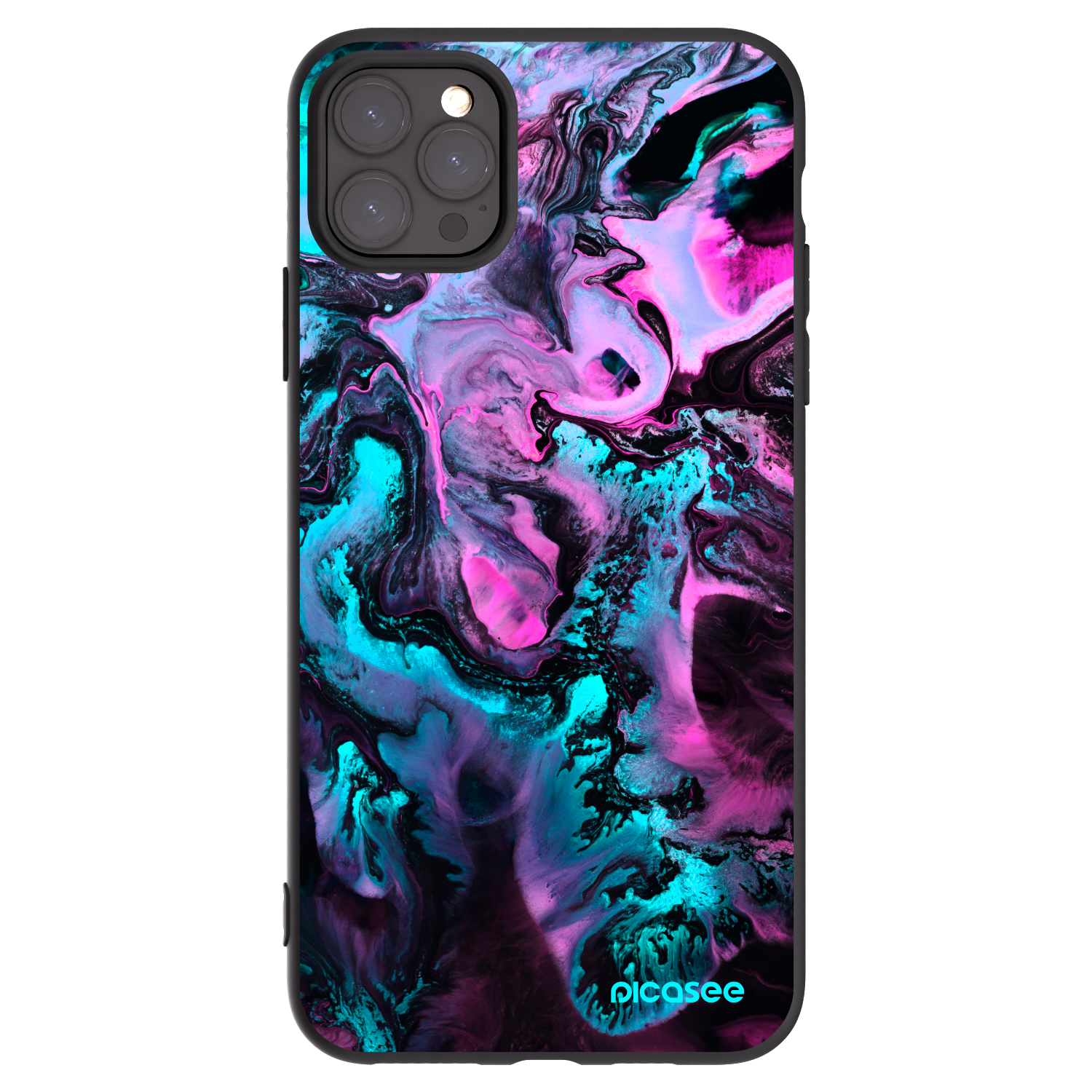 Picasee fekete szilikon tok az alábbi mobiltelefonokra Apple iPhone 11 Pro Max - Lean