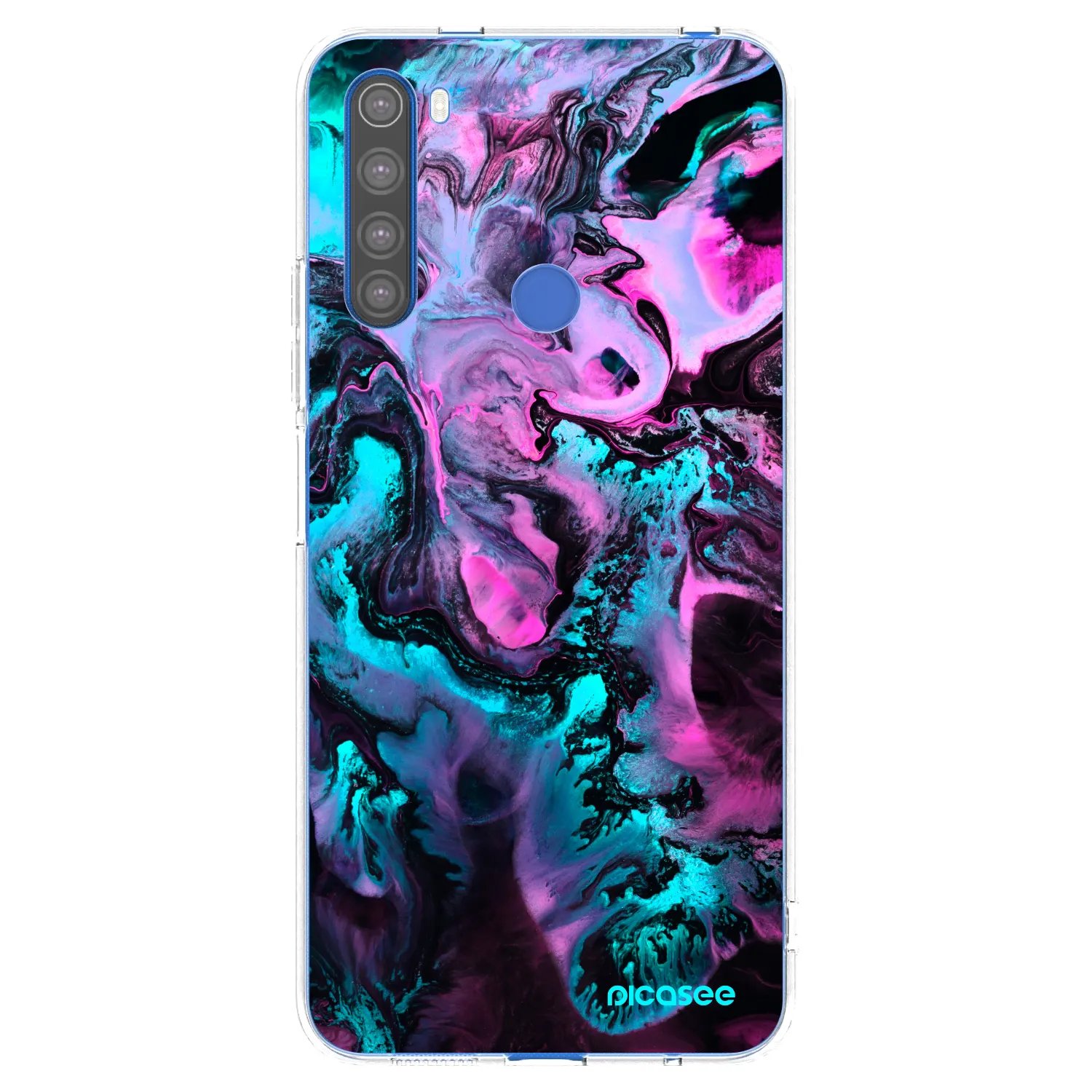 Picasee átlátszó szilikon tok az alábbi mobiltelefonokra Xiaomi Redmi Note 8T - Lean