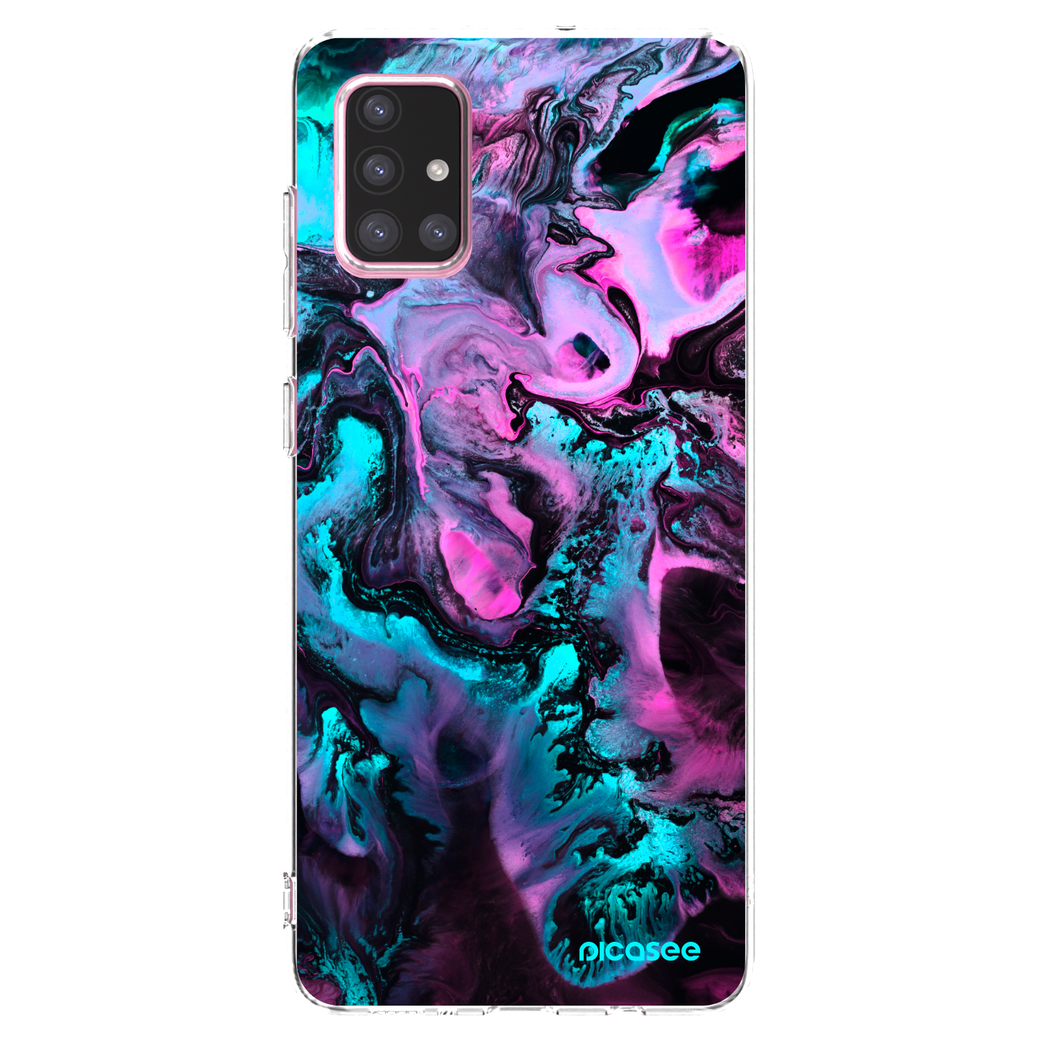 Picasee átlátszó szilikon tok az alábbi mobiltelefonokra Samsung Galaxy A71 A715F - Lean