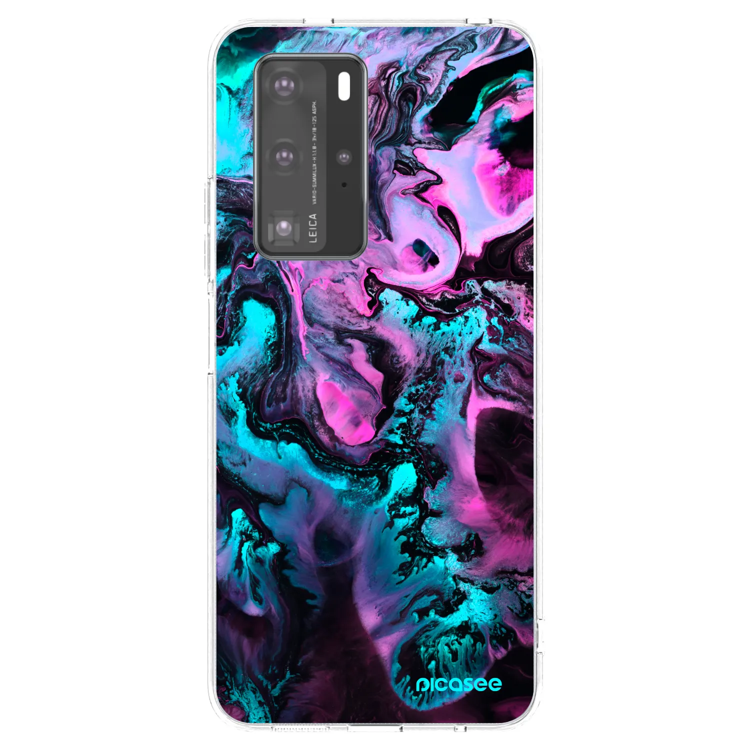 Picasee átlátszó szilikon tok az alábbi mobiltelefonokra Huawei P40 Pro - Lean