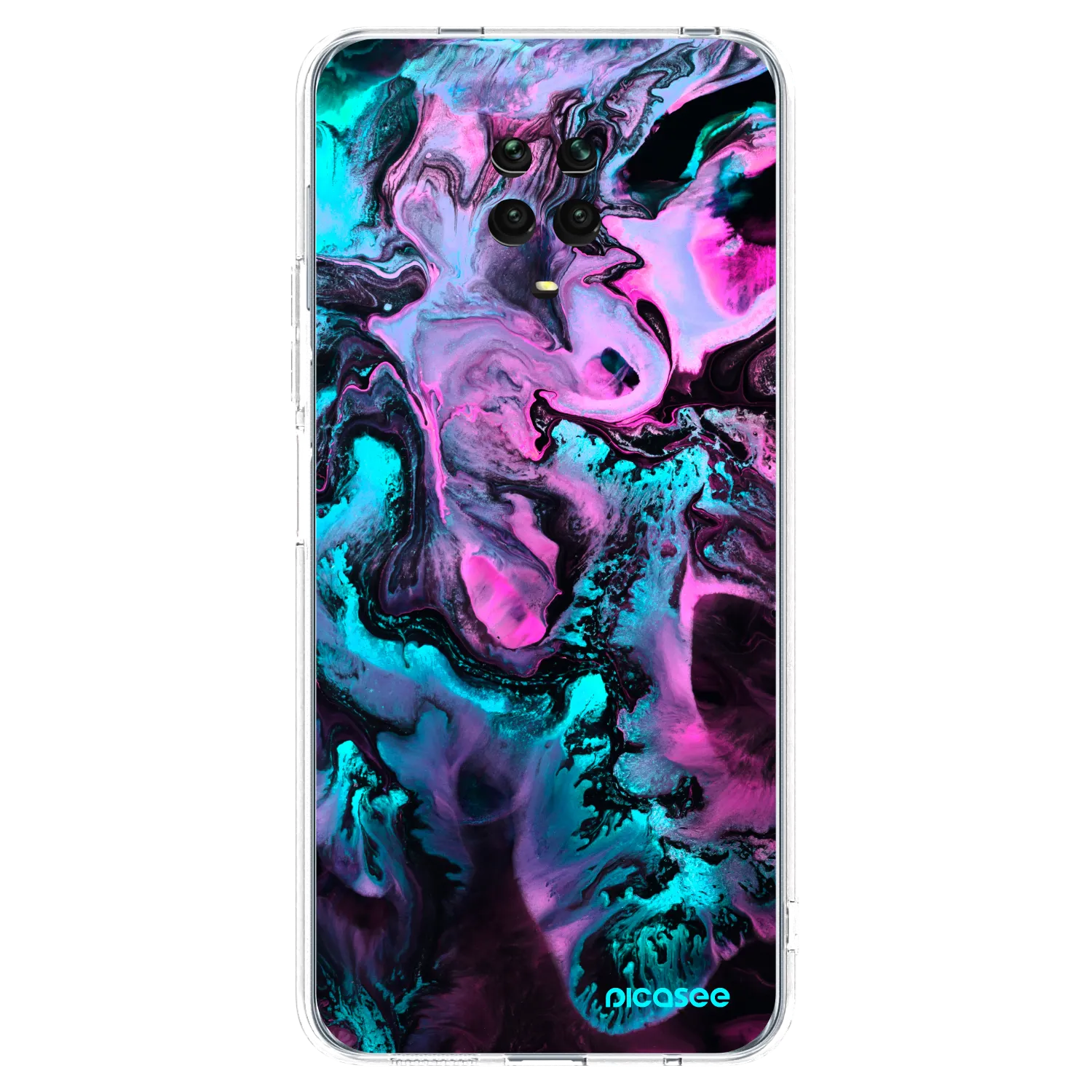 Picasee átlátszó szilikon tok az alábbi mobiltelefonokra Xiaomi Redmi Note 9S - Lean