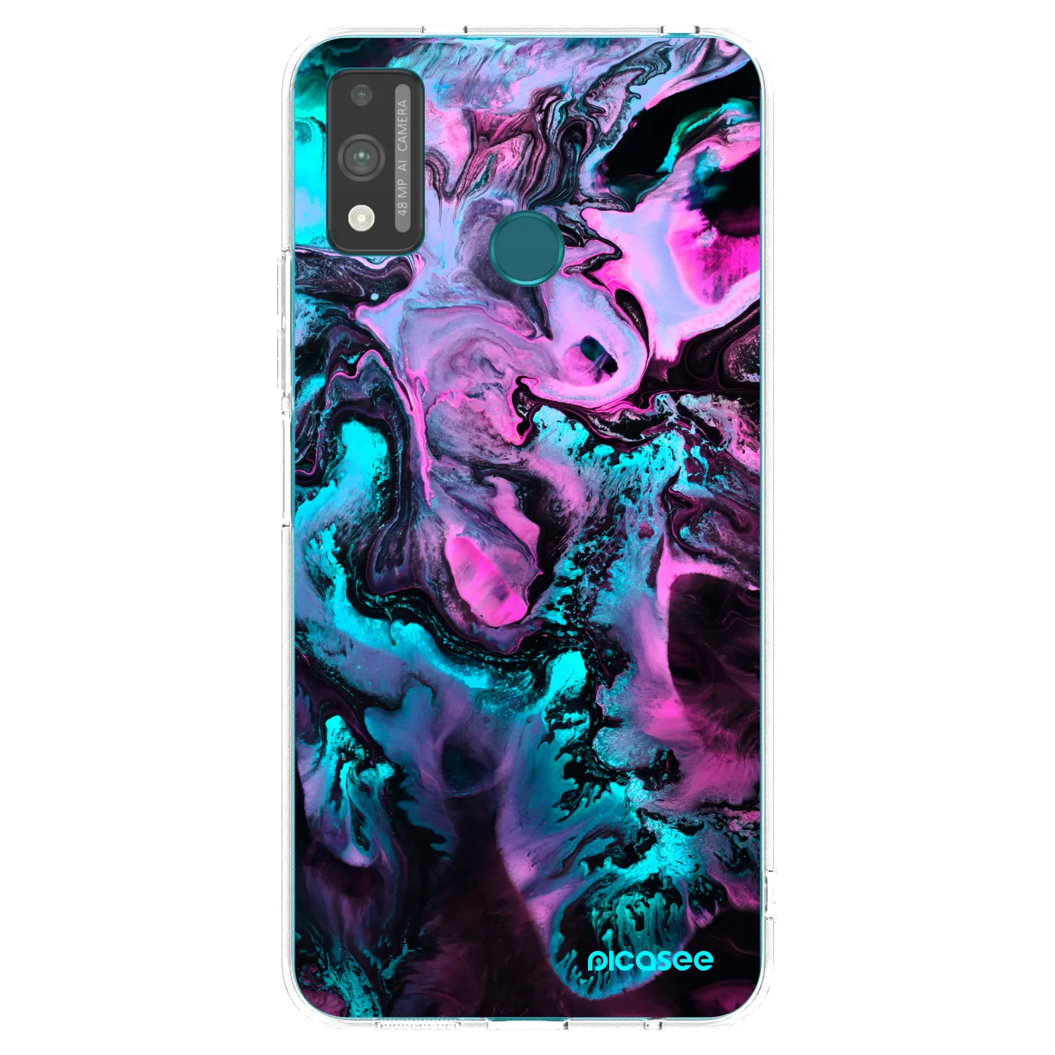 Picasee átlátszó szilikon tok az alábbi mobiltelefonokra Honor 9X Lite - Lean