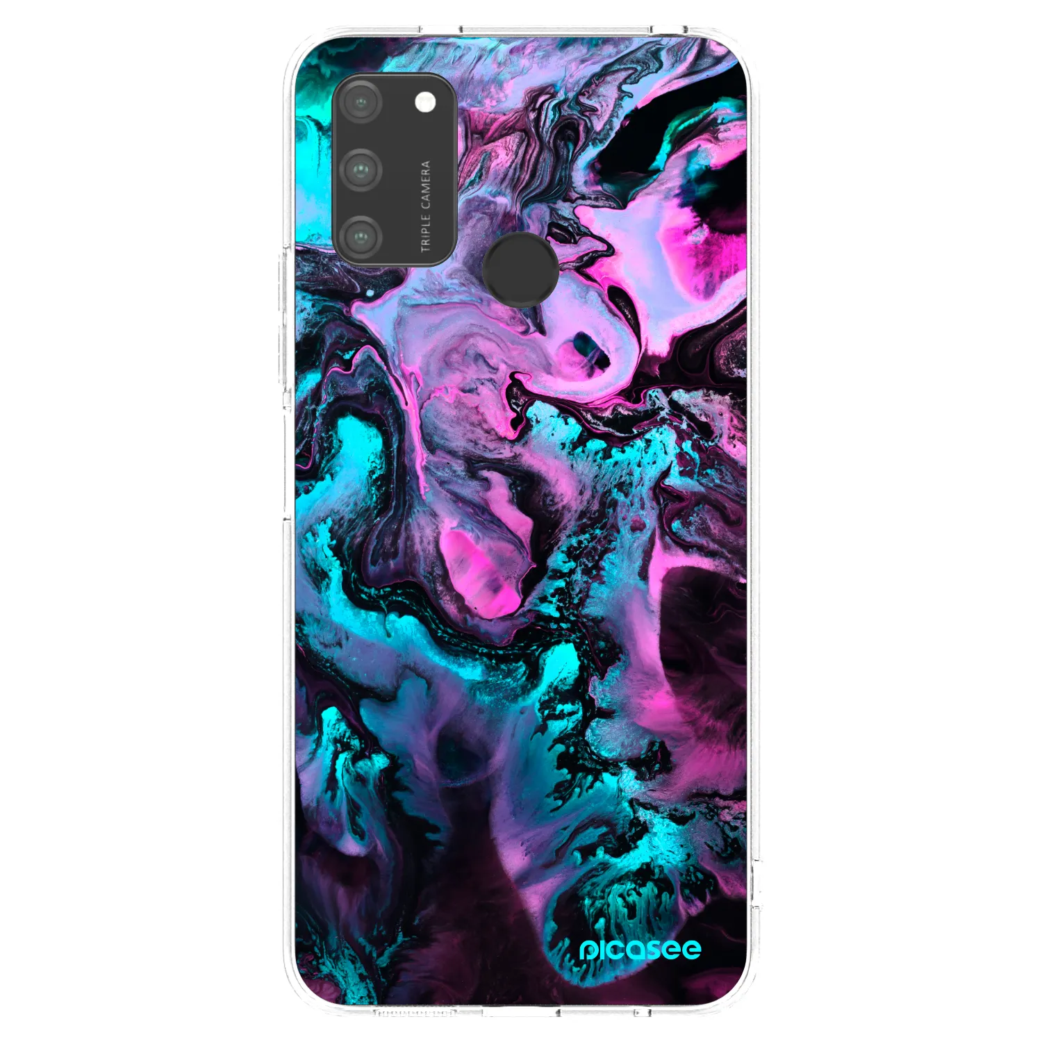 Picasee átlátszó szilikon tok az alábbi mobiltelefonokra Honor 9A - Lean