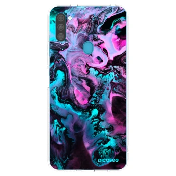 Picasee átlátszó szilikon tok az alábbi mobiltelefonokra Samsung Galaxy M11 - Lean