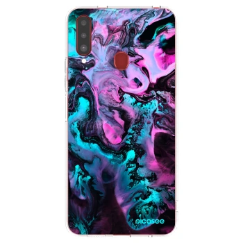 Picasee átlátszó szilikon tok az alábbi mobiltelefonokra Samsung Galaxy A20s - Lean
