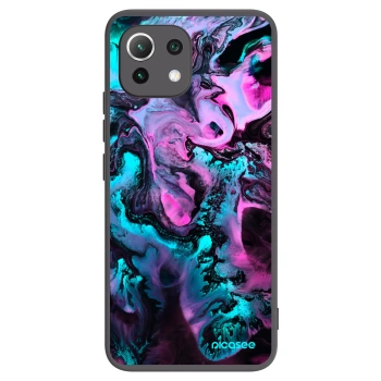 Picasee fekete szilikon tok az alábbi mobiltelefonokra Xiaomi Mi 11 Lite - Lean