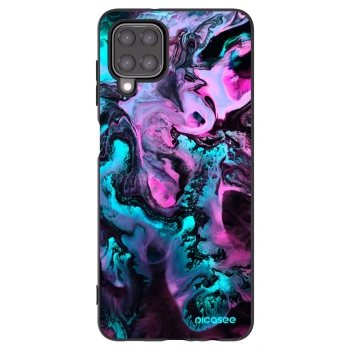 Picasee fekete szilikon tok az alábbi mobiltelefonokra Samsung Galaxy M12 M127F - Lean