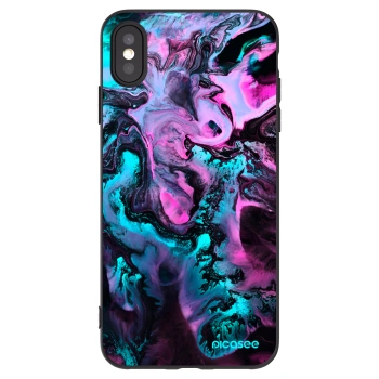 Picasee fekete szilikon tok az alábbi mobiltelefonokra Apple iPhone XS Max - Lean