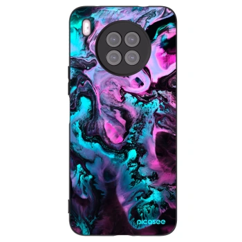 Picasee fekete szilikon tok az alábbi mobiltelefonokra Huawei Nova 8i - Lean