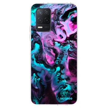 Picasee átlátszó szilikon tok az alábbi mobiltelefonokra Realme 8 5G - Lean