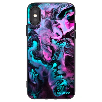 Picasee fekete szilikon tok az alábbi mobiltelefonokra Apple iPhone X/XS - Lean