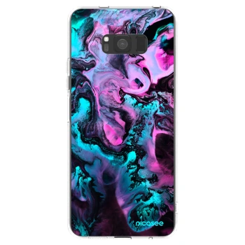 Picasee átlátszó szilikon tok az alábbi mobiltelefonokra Samsung Galaxy S8 G950F - Lean