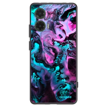 Picasee fekete szilikon tok az alábbi mobiltelefonokra Motorola Moto G35 5G - Lean