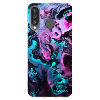 Picasee átlátszó szilikon tok az alábbi mobiltelefonokra Huawei P30 Lite - Lean