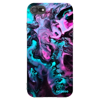 Picasee átlátszó szilikon tok az alábbi mobiltelefonokra Apple iPhone SE 2020 - Lean