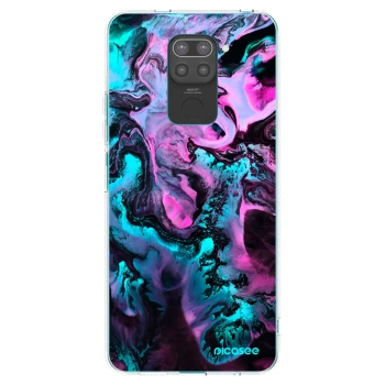 Picasee fekete szilikon tok az alábbi mobiltelefonokra Xiaomi Redmi Note 9 - Lean