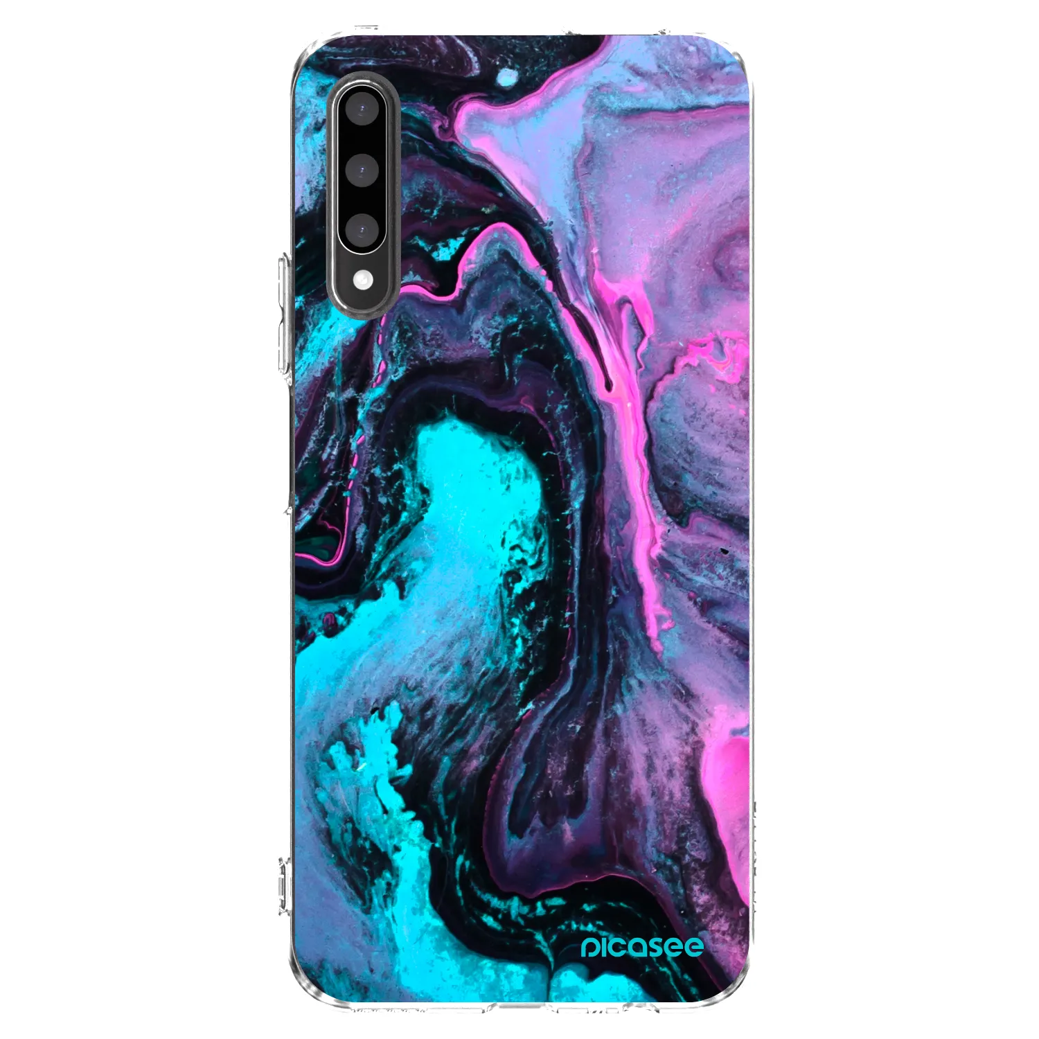 Picasee átlátszó szilikon tok az alábbi mobiltelefonokra Honor 9X Pro - Lean 2