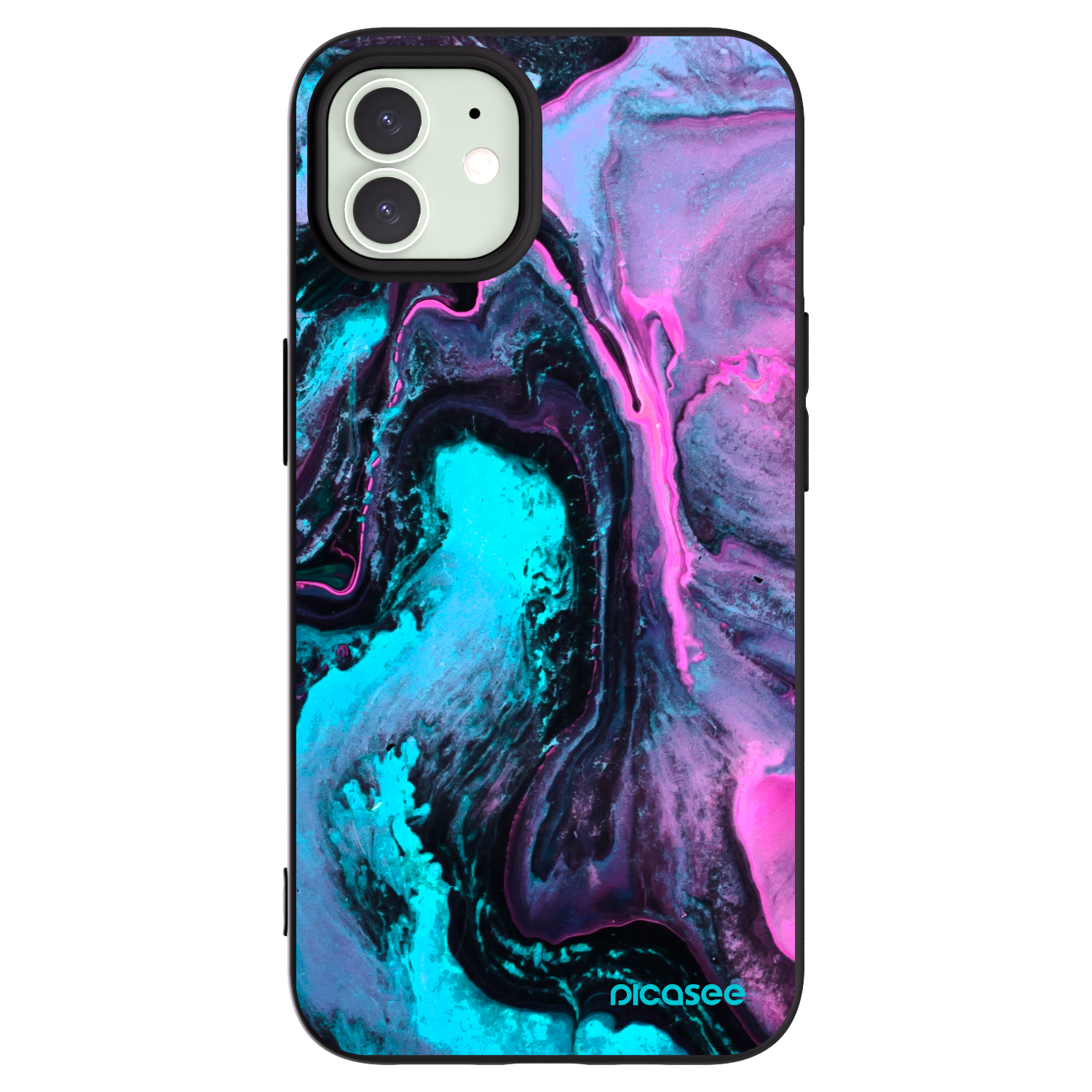 Picasee fekete szilikon tok az alábbi mobiltelefonokra Apple iPhone 12 Pro - Lean 2