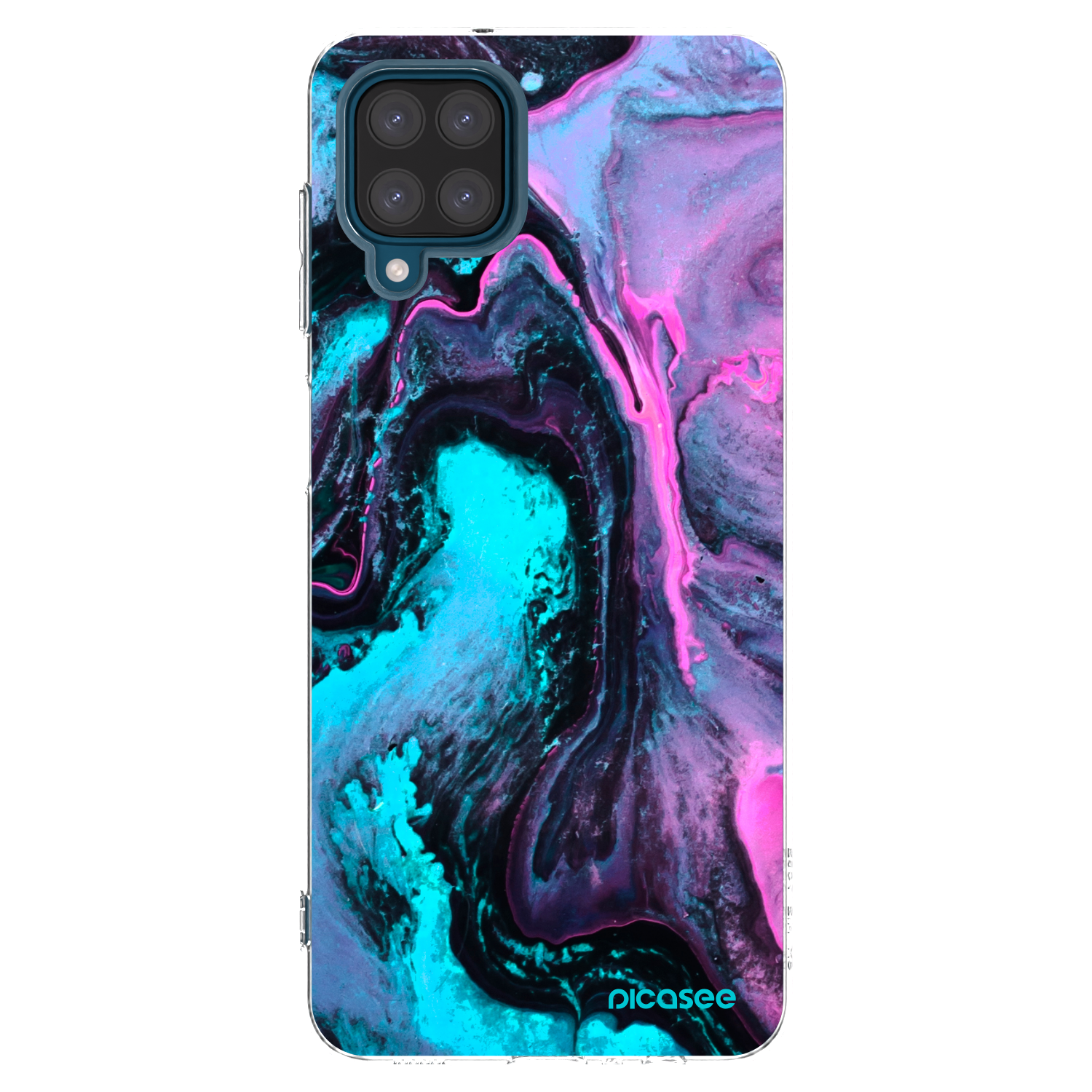 Picasee átlátszó szilikon tok az alábbi mobiltelefonokra Samsung Galaxy A12 A125F - Lean 2
