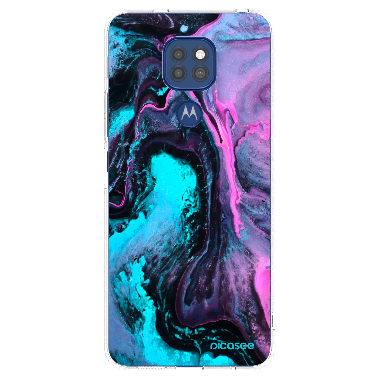 Picasee átlátszó szilikon tok az alábbi mobiltelefonokra Motorola Moto G9 Play - Lean 2