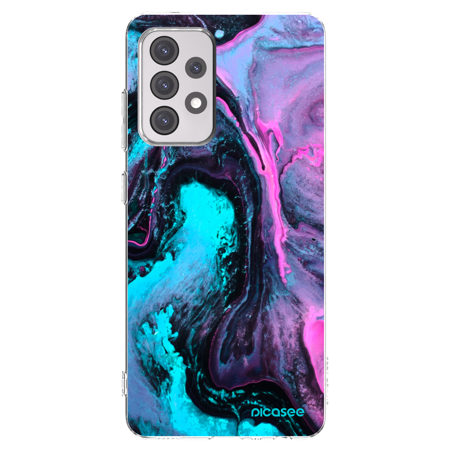 Picasee átlátszó szilikon tok az alábbi mobiltelefonokra Samsung Galaxy A52 5G A525F - Lean 2