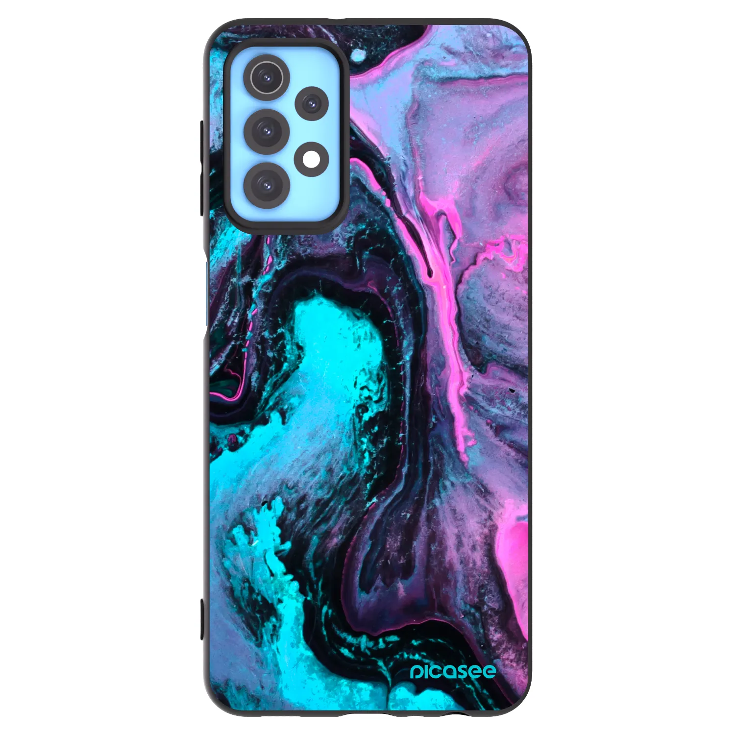 Picasee fekete szilikon tok az alábbi mobiltelefonokra Samsung Galaxy A32 4G SM-A325F - Lean 2