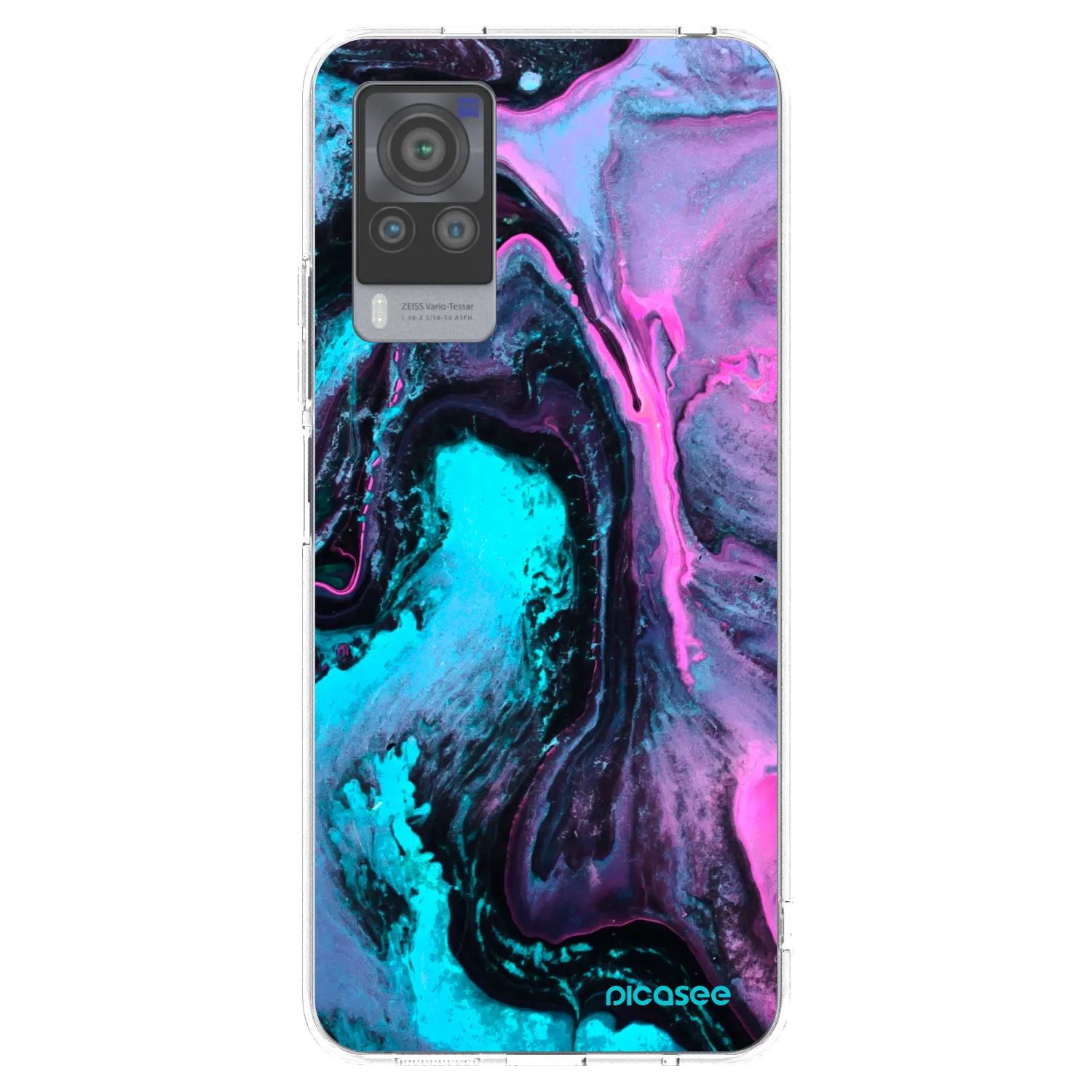 Picasee átlátszó szilikon tok az alábbi mobiltelefonokra Vivo X60 Pro 5G - Lean 2